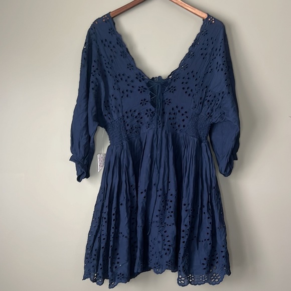 Free people Lottie mini eyelet embroidered dress - Picture 15 of 16